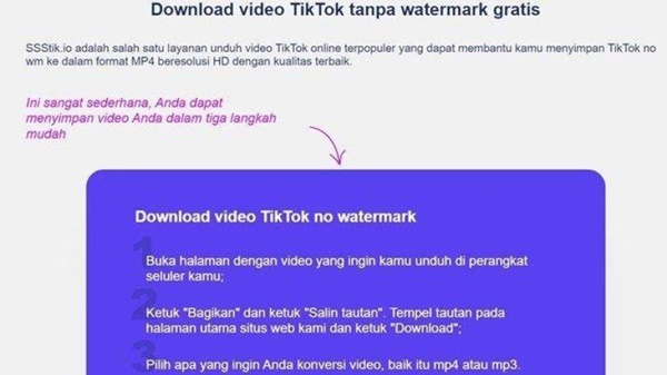 Kelebihan SssTikTok untuk Download Video Tiktok