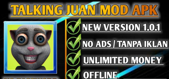 Beberapa Fitur Unggulan Game Talking Juan Mod Apk