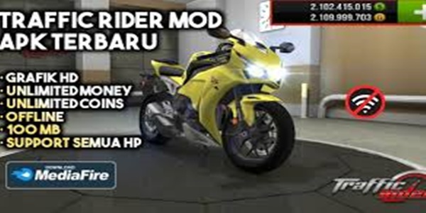 Berikut Fitur Unggulan Game Traffic Rider Mod Apk