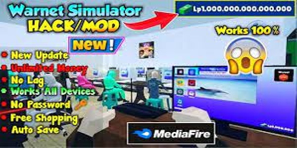 Deretan Fitur Menarik Game Warnet Simulator Mod Apk