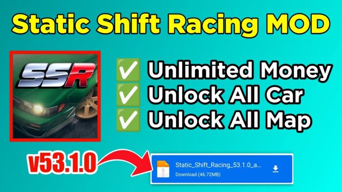 Fitur Dan Keunggulan Static Shift Racing Mod Apk