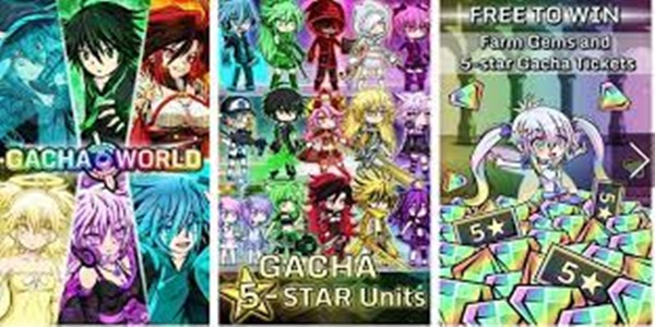 Fitur Unggulan Game Gacha World Mod Apk