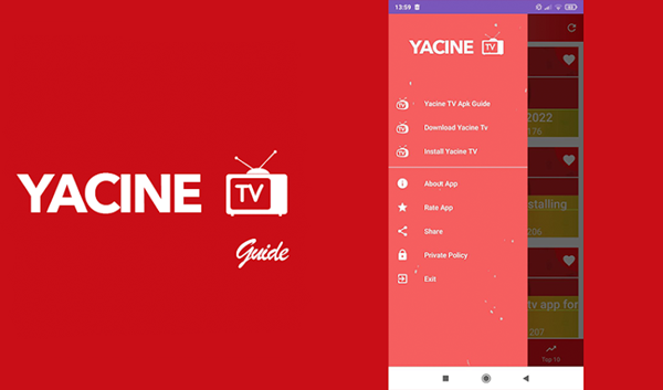 Cara Melakukan Streaming Di Yacine TV Apk