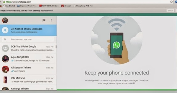 Cara Menggunakan WhatsApp Web Lewat Aplikasi